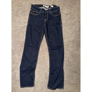 BKE Dakota Jeans Womens 29L Bootcut Dark Wash Stretch Denim Low Rise 29x31.5